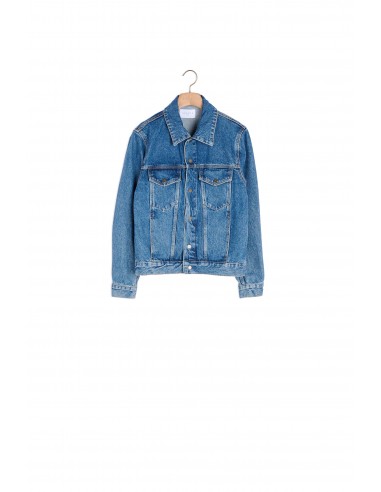 Blouson en denim vintage basket pas cher