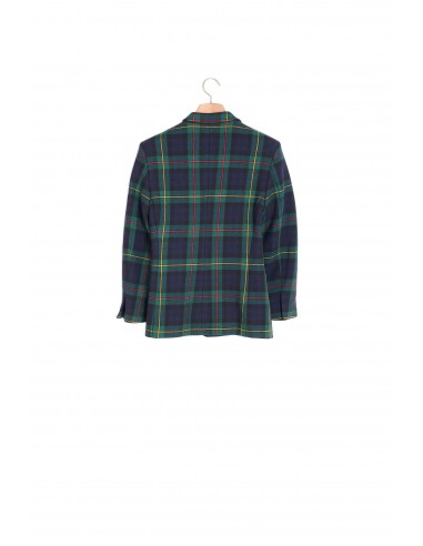 Veste imprimé tartan Paris Déstockage Promo